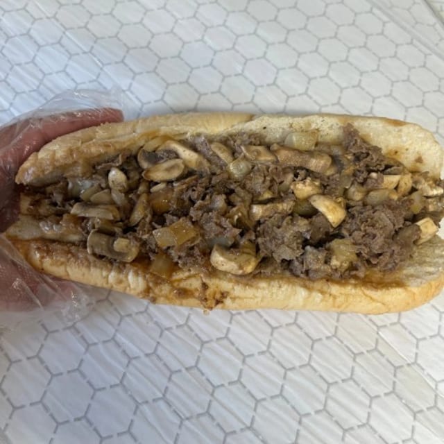 Mushroom Cheese Steak.