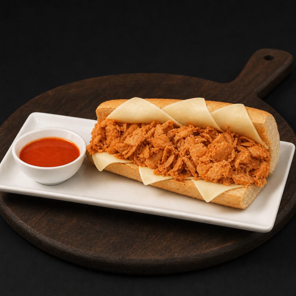 Buffalo Chicken Cheese Steak.