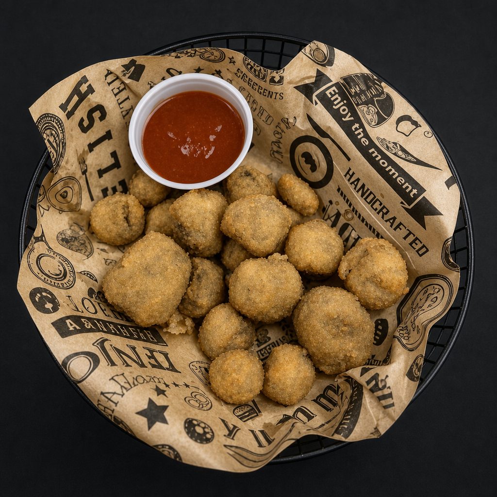 Breaded Mushrooms (14-18).