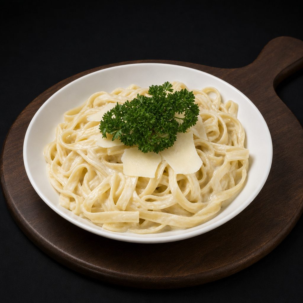 Fettuccine Alfredo.