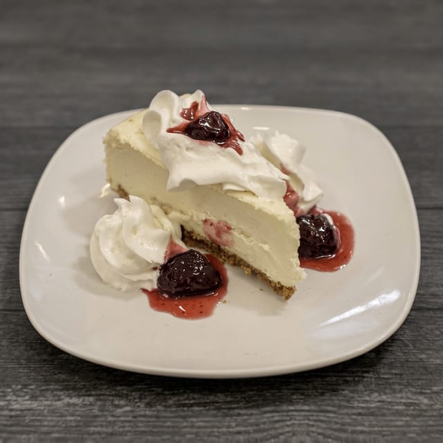 Raspberry Cheesecake.