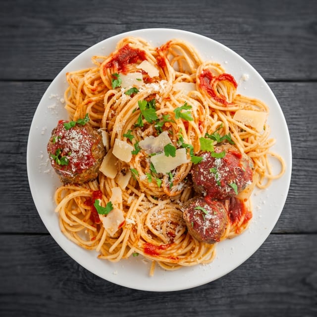 Meatballs Pasta.